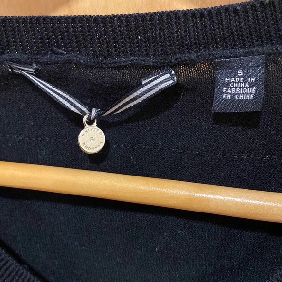 Black Cardigan with Lace KNITTED AND KNOTTED - Picture 4 of 14